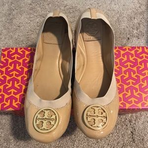 Tory Burch patent flats